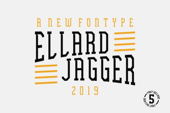 Ellard Jagger Font - Preview 1