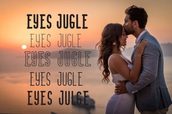 Eyes Jugle Font - Preview 3