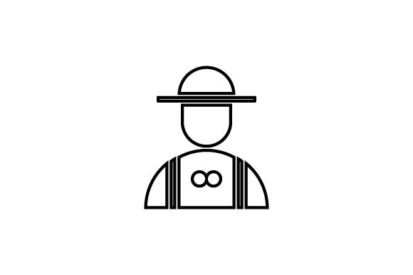 Farmer - Breeder Icon.- Vector Graphic by Hoeda80 · Creative Fabrica