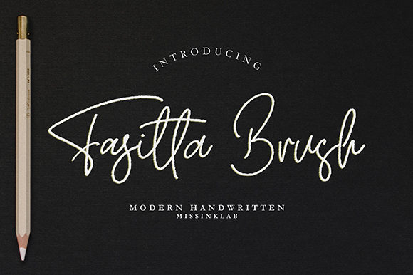 Fasitta Script & Handwritten Font By Pineungtype & Missinklab