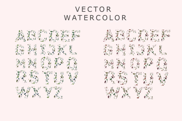 Flora Duo Font PNG with transparent background - Preview 3