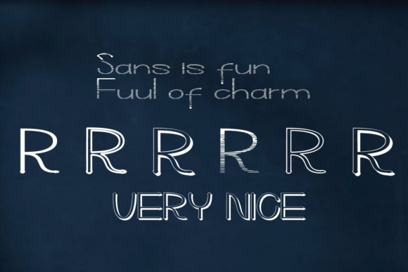 Full Charm Font PNG with transparent background - Preview 1