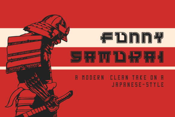 Funny Samurai Font - Preview 1