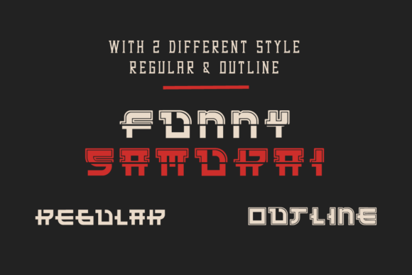 Funny Samurai Font - Preview 3