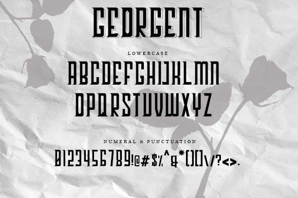 Georgent Font - Preview 2
