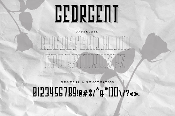 Georgent Font - Preview 3