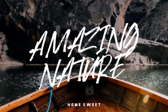 Giant Brush Font - Preview 2