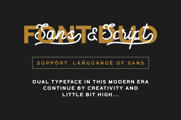 Gold Port Font - Preview 2