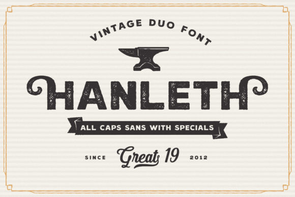 Hanleth Family Font - Preview 3