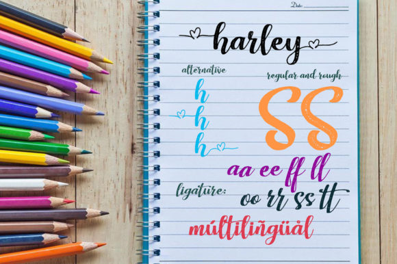 Harley Script Font - Preview 5