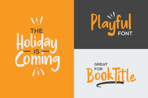 Hollaboi Font PNG with transparent background - Preview 3