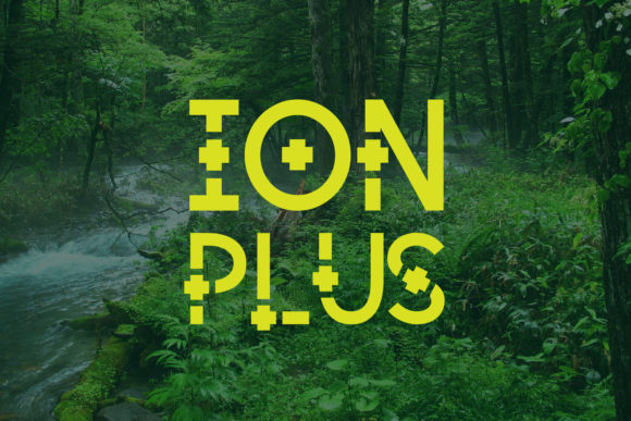 Ion Plus Font PNG with transparent background - Preview 1