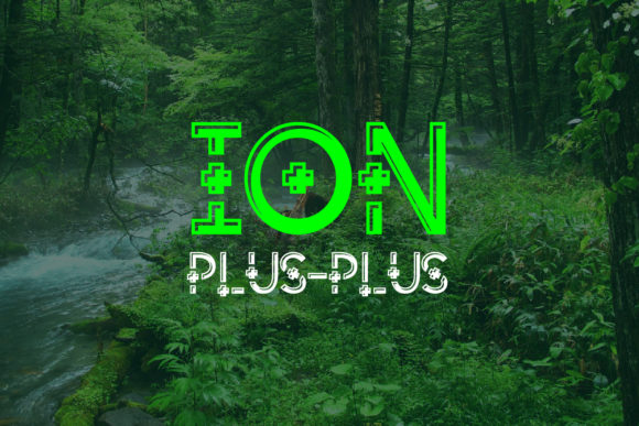 Ion Plus Font PNG with transparent background - Preview 2