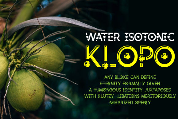 Ion Plus Font PNG with transparent background - Preview 6