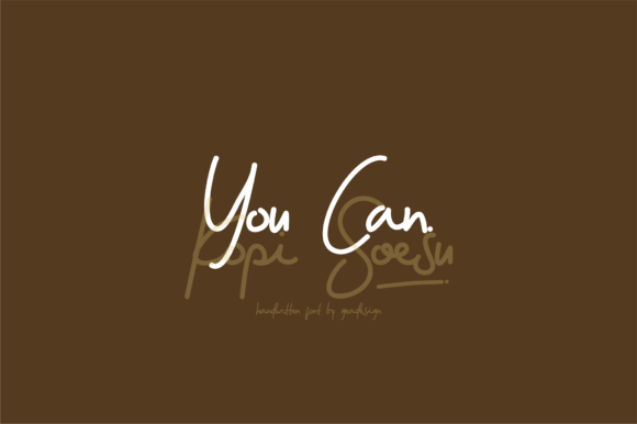 Kopi Soesu Font PNG with transparent background - Preview 2