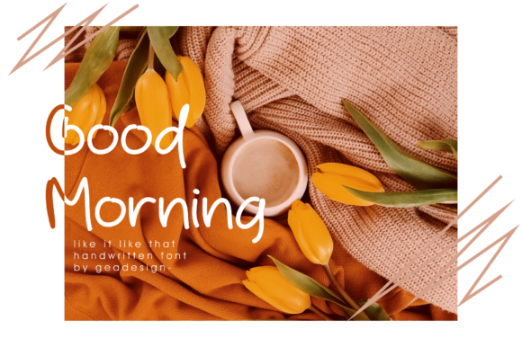 Like It Like That Font PNG with transparent background - Preview 1