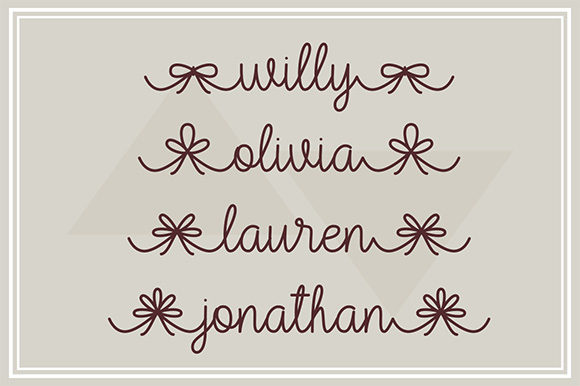 Lulu-Lala Font PNG with transparent background - Preview 5