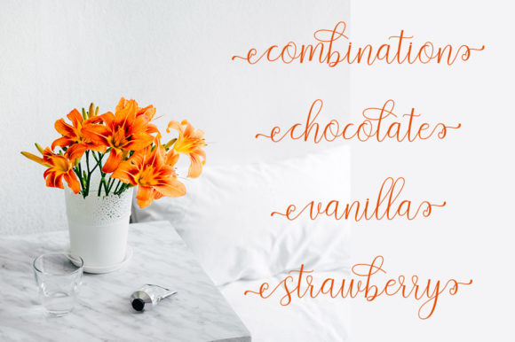 Malisa Font PNG with transparent background - Preview 2