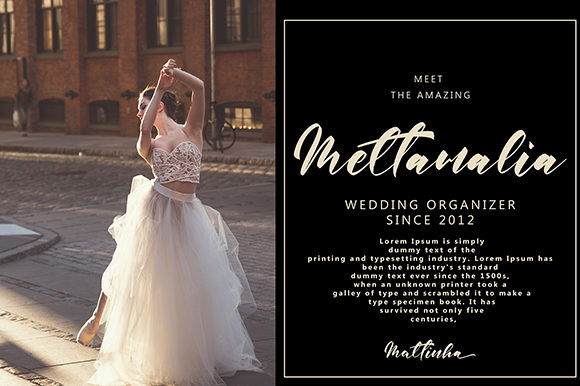 Mattinha Font PNG with transparent background - Preview 3