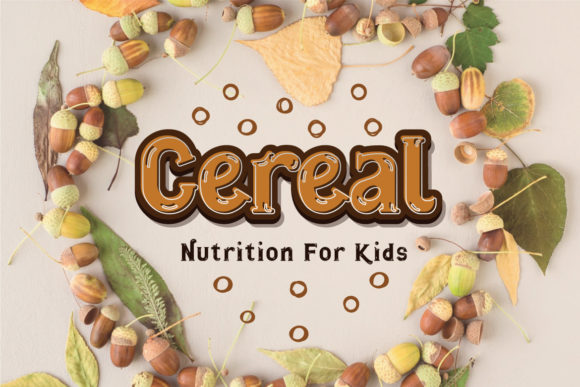 Milk Nut Font PNG with transparent background - Preview 3