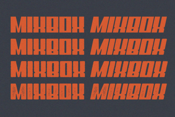 MixBox Family Font PNG with transparent background - Preview 3