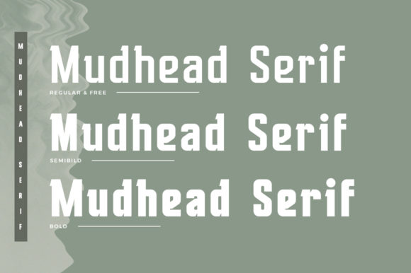 Mudhead Serif Font font preview - 1