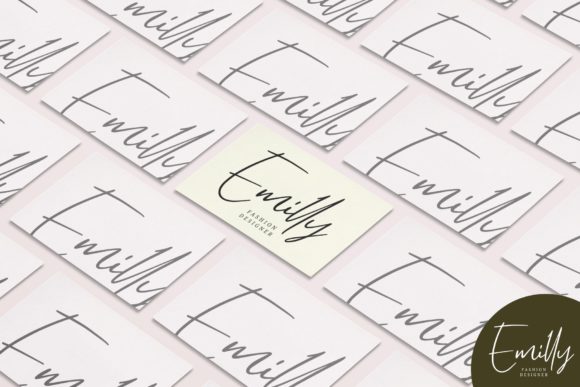 My Autumn Font PNG with transparent background - Preview 4