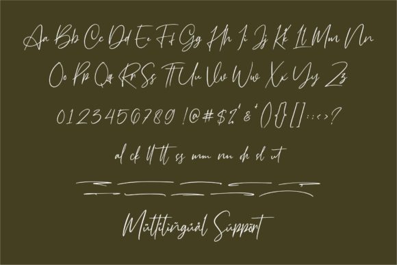 My Autumn Font PNG with transparent background - Preview 6