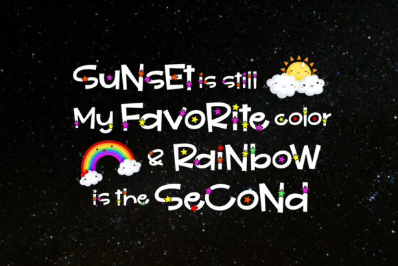 Myth Spotty Font PNG with transparent background - Preview 1