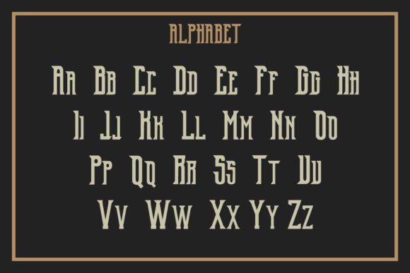 Old Excalibur Font font preview - 3