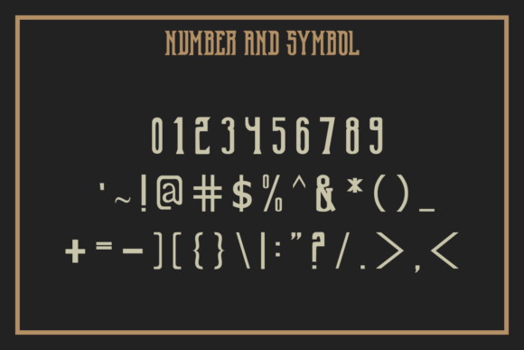 Old Excalibur Font font preview - 4