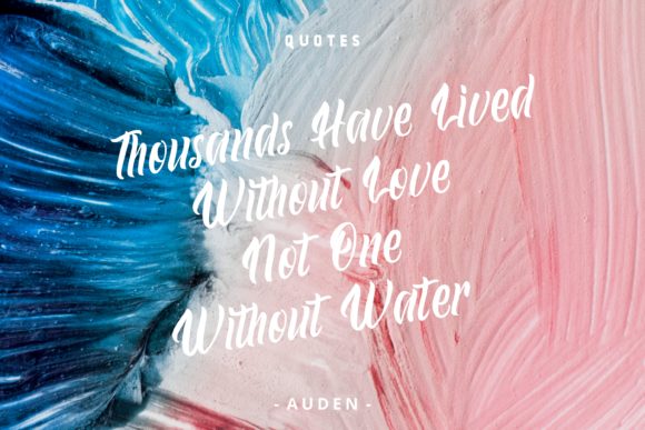 Oliver Blue Font PNG with transparent background - Preview 2