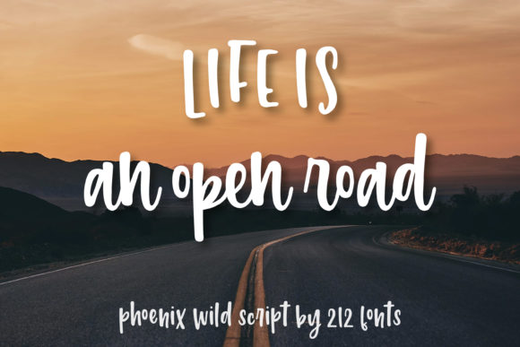Phoenix Script Trio Font PNG with transparent background - Preview 6