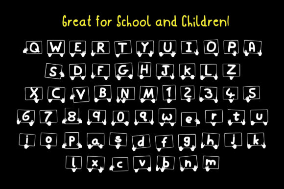 Play Sign Font PNG with transparent background - Preview 1