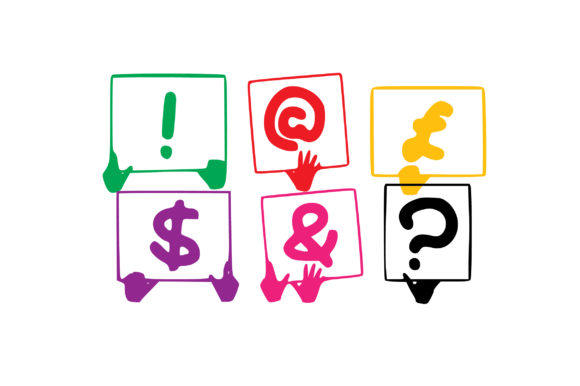 Play Sign Font PNG with transparent background - Preview 2