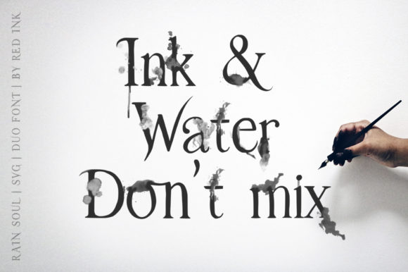 Rain Soul Font PNG with transparent background - Preview 1