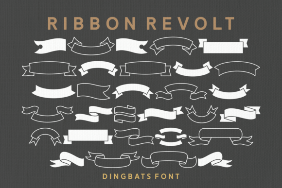 Preview of Ribbon Revolt dingbat font