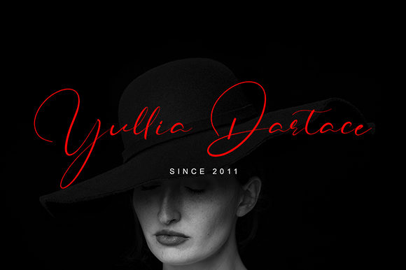 Rita Carollina Font PNG with transparent background - Preview 1