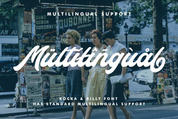 Rocka & Billy Font PNG with transparent background - Preview 3
