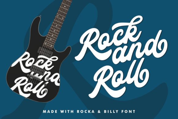 Rocka & Billy Font PNG with transparent background - Preview 5