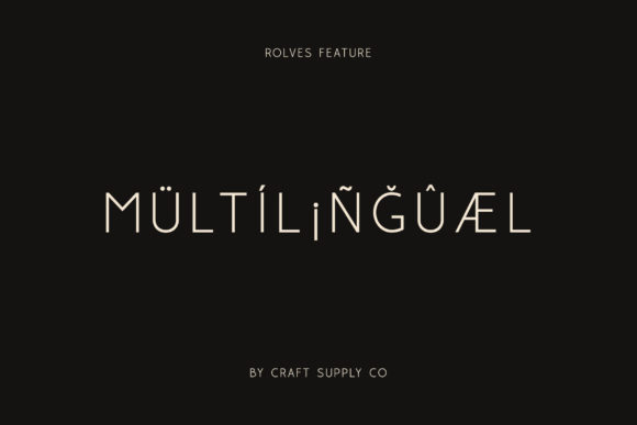 Rolves Font PNG with transparent background - Preview 1
