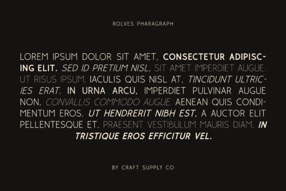 Rolves Font PNG with transparent background - Preview 3