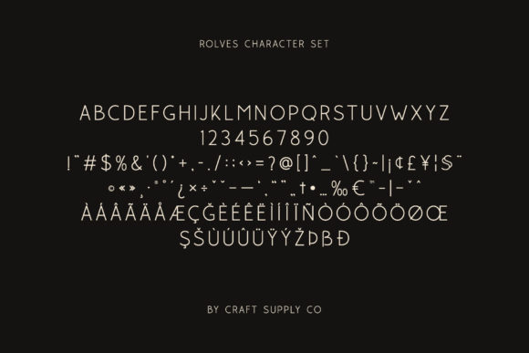 Rolves Font PNG with transparent background - Preview 4