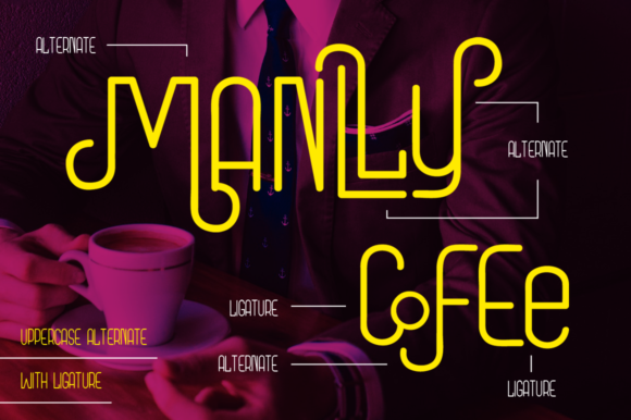 Round Light Font PNG with transparent background - Preview 1