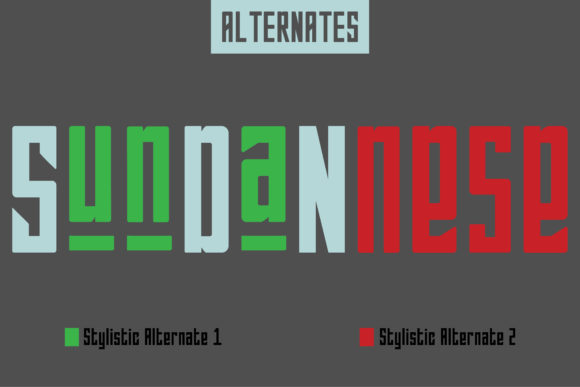 Sabuga Font PNG with transparent background - Preview 4