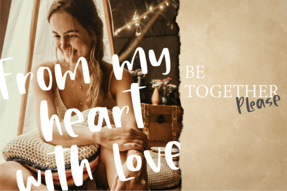Sandra Type Font PNG with transparent background - Preview 2