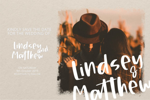 Sandra Type Font PNG with transparent background - Preview 5