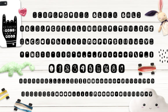 Scapegrace Font PNG with transparent background - Preview 3