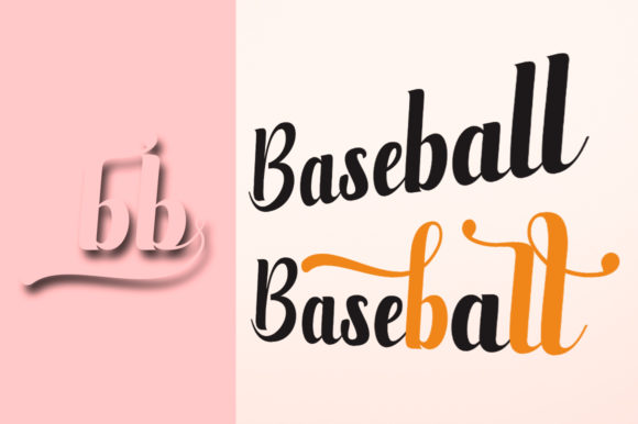 Schuyler Script Font PNG with transparent background - Preview 5