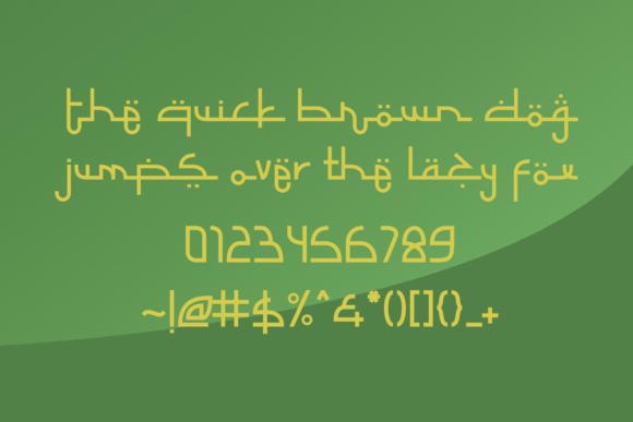 Selamet Lebaran Font PNG with transparent background - Preview 3